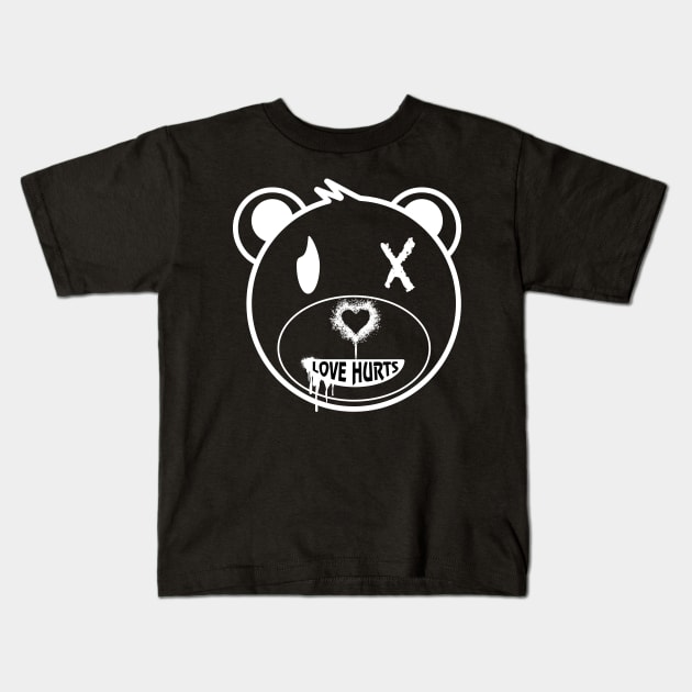 Love Hurts - Bear Kids T-Shirt by F&S Designs